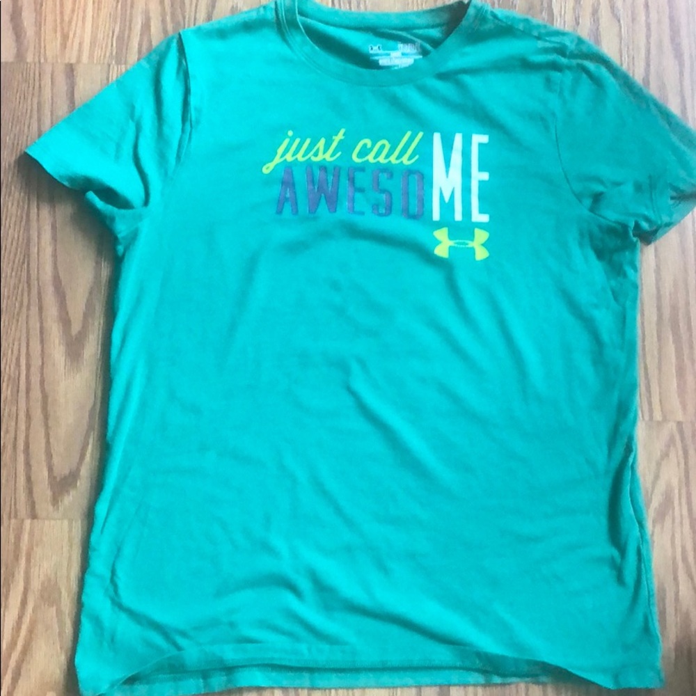 under armour kids large tee